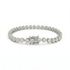 20 Cent Round Brilliant Cut Lab Grown Diamond Tennis Bracelet
