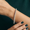 20 Cent Round Brilliant Cut Lab Grown Diamond Tennis Bracelet