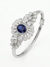Our Lab Created Pear and Round Shaped Diamond Bracelet