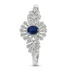Our Lab Created Pear and Round Shaped Diamond Bracelet