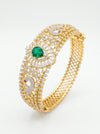 Stunning Lab Created South Diamond Bracelet IN 18k Yellow Gold