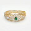 Stunning Lab Created South Diamond Bracelet IN 18k Yellow Gold
