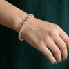 Stunning Round and Emerald Cut Lab Grown Diamonds Bangles