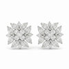 Beautiful Mix shape Lab Grown Diamond Earrings - 18kt Gold