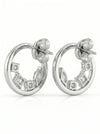 Classic Hoop Earrings With Lab Grown Diamonds - 18kt Gold