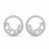 Classic Hoop Earrings With Lab Grown Diamonds - 18kt Gold