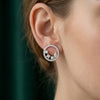 Classic Hoop Earrings With Lab Grown Diamonds - 18kt Gold