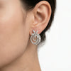 Flower Style CVD Diamonds Earrings - 18kt Gold