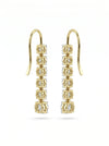 2.7 CT Round Brilliant Cut Lab Grown Diamond Two Sets of Dangle Diamond Earring