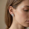 Cocktail Earring with CVD Diamonds - 18kt Gold