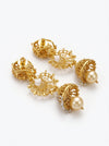 4 in 1 Detachable Jhumka Earring with Lab Grown Diamond Earring