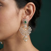 Detachable 4 in 1 Jhumka Diamond Earring