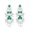 Round Brilliant Cut Lab Grown Diamond Drop Earrings