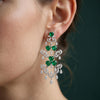 Round Brilliant Cut Lab Grown Diamond Drop Earrings