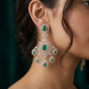 Beautiful Lab Created Round Shaped Diamond Earring