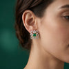 Lab Created Traditional Diamond Earrings In 18k Yellow Gold