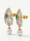 Our Glamorous Lab Created Beautiful South Diamond Earrings In 18k Yellow Gold