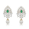 Our Glamorous Lab Created Beautiful South Diamond Earrings In 18k Yellow Gold
