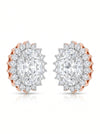 Oval Shape Lab Grown Diamond Earrings