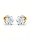 5 Prong 1.07CT Solitaire Lab Grown Diamond Stud