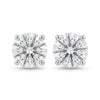 Beautiful Solitaire Lab Grown Diamond Stud-18KT Yellow Gold