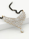 Round Brilliant Cut Lab Grown Diamond Mangal Sutra with Chain