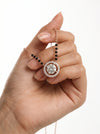 Dazzling Rose Gold Round Diamond Mangalsutra For Her