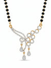 2.6 CT Round Brilliant Cut Lab Grown Diamond MangalSutra
