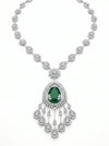 Round Brilliant Shape Lab Grown Diamond Bridal Necklace