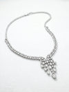 9.4 CT Round Shape Lab Grown Diamond Engagement Necklace