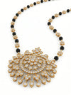 Beautiful Close Setting Diamond Necklace in 22k Yellow Gold