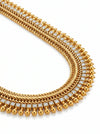 Beautiful Lab Created South Indian Diamond Necklace in 22k Yellow Gold
