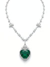 Lab Created Fancy and Round Shaped Unique and Beautiful Diamond Necklace Set with Earrings