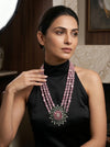 Glamorous Onex Beads Long Set Lab Created Diamond Necklace