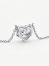 2.0 Carat Heart Shape Lab Grown Diamond Solitaire Pendant