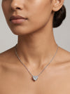 2.0 Carat Heart Shape Lab Grown Diamond Solitaire Pendant