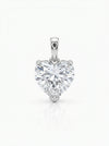 2.0 Carat Heart Shape Lab Grown Diamond Solitaire Pendant