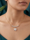 Lab Grown Diamond Tanmaniya Pendant-18kt yellow gold