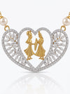Our Lab Created Traditional Diamond Pendant In 18k Yellow Gold