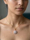 Solitaire Lab Diamond Pendant - 18kt Gold