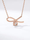 Round Brilliant Cut Lab Grown Shining Infinity Diamond Pendant