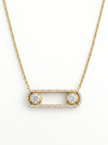 Round Brilliant Movement Diamond Pendant