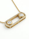 Round Brilliant Movement Diamond Pendant