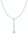 Graceful Cascade Lab Grown Diamond Pendant Set