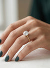 1.0 CT Round Brilliant Cut Lab Grown Diamond Rings - 18kt Gold