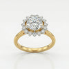 Solitaire Lab Diamond Engagement Ring - 18kt Gold