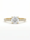 Dazzling CVD Solitaire Engagement Ring - 18 Yellow Gold