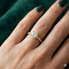 Dazzling CVD Solitaire Engagement Ring - 18 Yellow Gold