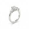 Environment Friendly Solitaire Emerald cut Lab Diamond Ring - 18kt Gold