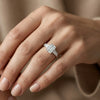 Environment Friendly Solitaire Emerald cut Lab Diamond Ring - 18kt Gold